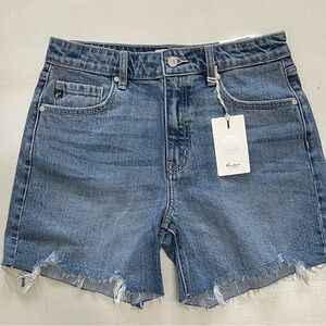 KanCan Blue Jean Shorts High-Waisted Distressed